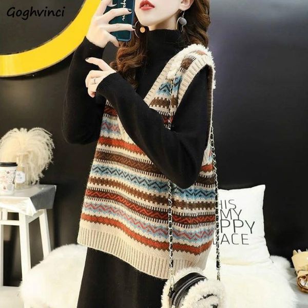 women's vests spring autumn jacquard sweater women fashion korean preppy style geometric v-neck elasticity trendy ins student leisure, Black;white
women's vests spring autumn jacquard sweater women fashion korean preppy style geometric v-neck elasticity trendy ins student leisure, Black;white