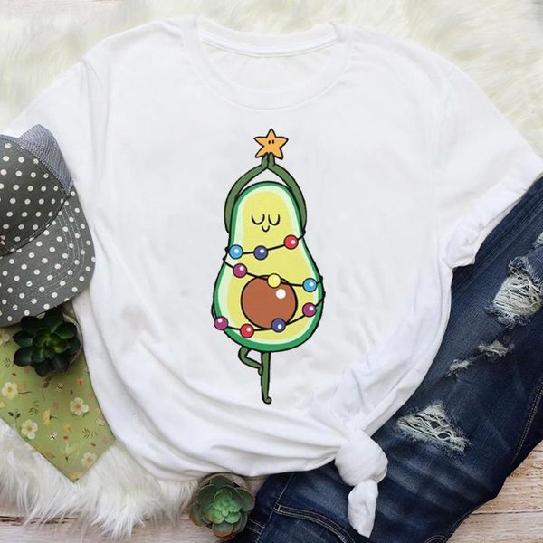women cartoon avocado funny new year 90s holiday merry christmas print lady female graphic tees clothes t shirt t-shirt, White
women cartoon avocado funny new year 90s holiday merry christmas print lady female graphic tees clothes t shirt t-shirt, White