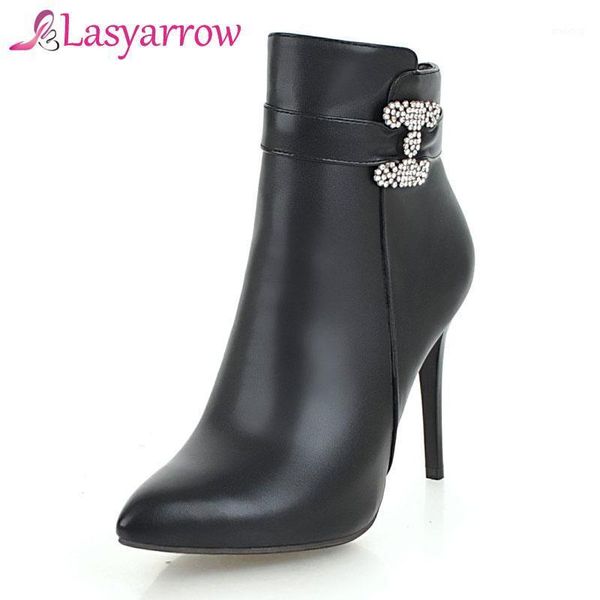 boots lasyarrow high heels pointed toe woman shoes stilettos zipper botas mujer rhinestone sapatos femininas f7461, Black
boots lasyarrow high heels pointed toe woman shoes stilettos zipper botas mujer rhinestone sapatos femininas f7461, Black