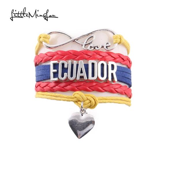 charm bracelets little minglou infinity love ecuador bracelet heart leather wrap men & bangles for women jewelry hometown gift, Golden;silver
charm bracelets little minglou infinity love ecuador bracelet heart leather wrap men & bangles for women jewelry hometown gift, Golden;silver