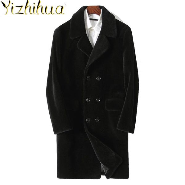 azazel men's real fur coat autumn winter jacket sheep shearing double-breasted long wool coat plus size 5xl kfs28m204 kj3802, Black
azazel men's real fur coat autumn winter jacket sheep shearing double-breasted long wool coat plus size 5xl kfs28m204 kj3802, Black