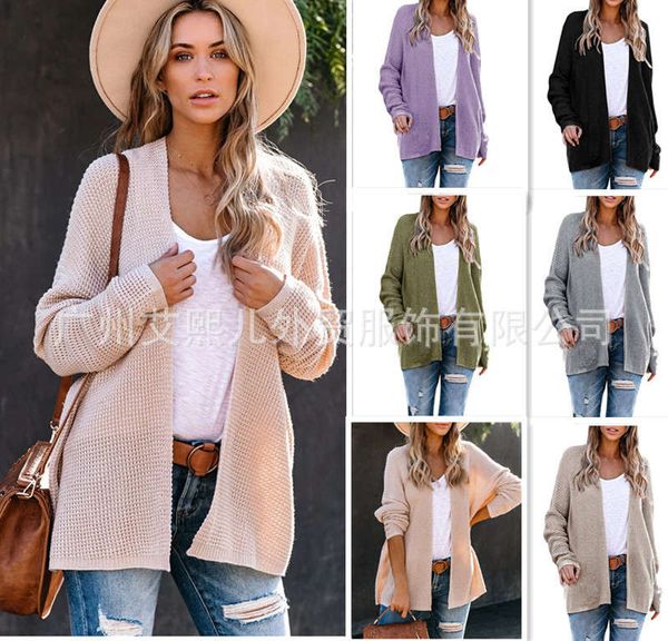 2020 new loose oversized knitted cardigan ins fashion coat sweater for women, White;black
2020 new loose oversized knitted cardigan ins fashion coat sweater for women, White;black
