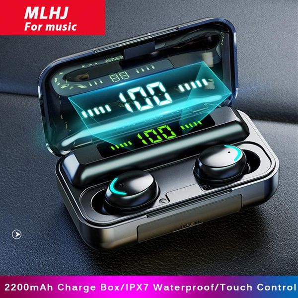 mlhj tws bluetooth 5.0 earphones 2200mah charging box wireless headphones 9d stereo waterproof earbuds headsets with microphone
mlhj tws bluetooth 5.0 earphones 2200mah charging box wireless headphones 9d stereo waterproof earbuds headsets with microphone