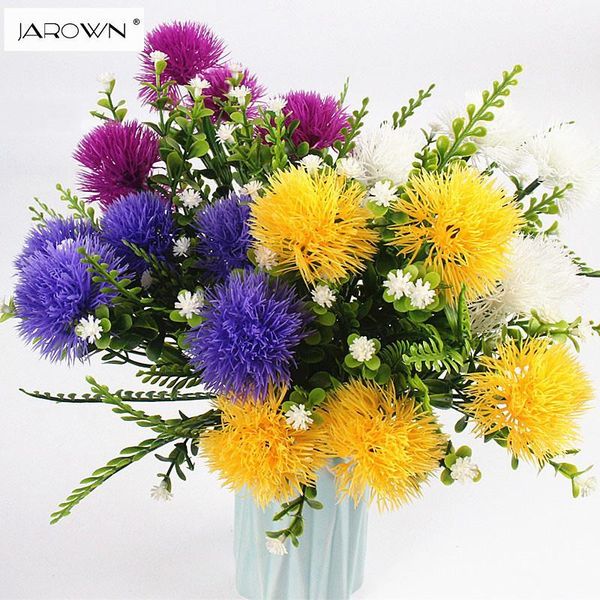 jarown artificial 5heads small ball flower bouquet plastic decorative flower table arrange for wedding home l decoration1
jarown artificial 5heads small ball flower bouquet plastic decorative flower table arrange for wedding home l decoration1