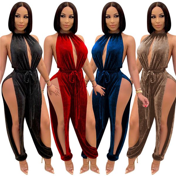 women jumpsuits hollow out sleeveless rompers split bodycon onesie bandage bodysuit fashion clubwear stretch night one piece pants 4265, Black;white
women jumpsuits hollow out sleeveless rompers split bodycon onesie bandage bodysuit fashion clubwear stretch night one piece pants 4265, Black;white