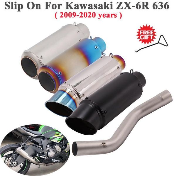 exhaust pipe slip on for 636 zx-6r 2009 - 2021 motorcycle escape modified motorbike stainless steel middle link muffler1
exhaust pipe slip on for 636 zx-6r 2009 - 2021 motorcycle escape modified motorbike stainless steel middle link muffler1