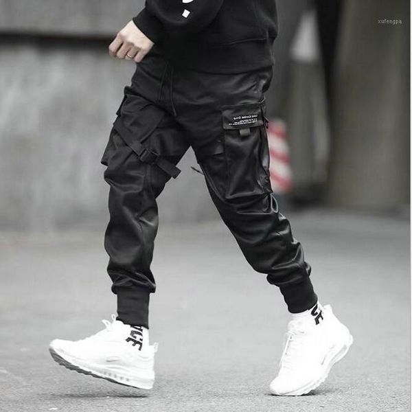 2020 ribbons multi pockets cargo pants men harajuku casual joggers track streetwear trouser men hip hop pants dropshipping1, Black
2020 ribbons multi pockets cargo pants men harajuku casual joggers track streetwear trouser men hip hop pants dropshipping1, Black