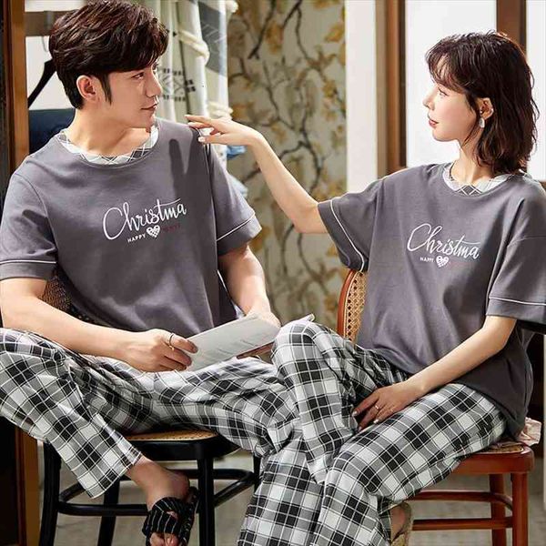 summer short sleeve pyjamas lovers 100%cotton couple pajama sets women men sleepwear striped nightgown big size home clothes, Black;red
summer short sleeve pyjamas lovers 100%cotton couple pajama sets women men sleepwear striped nightgown big size home clothes, Black;red