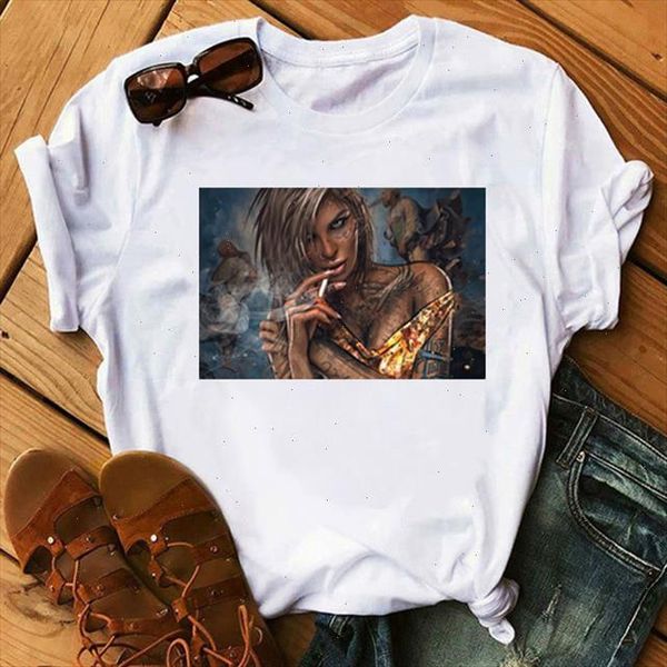zoganki women summer graphic tee shirt funny harajuku t shirt women fashion short sleeve tee streetwear, White
zoganki women summer graphic tee shirt funny harajuku t shirt women fashion short sleeve tee streetwear, White