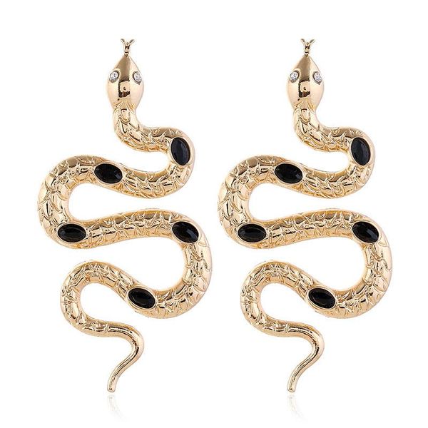 luxury gold color serpentine snake earrings for women baroque animal earring jewelry hyperbole snake long earrings 2020, Silver
luxury gold color serpentine snake earrings for women baroque animal earring jewelry hyperbole snake long earrings 2020, Silver