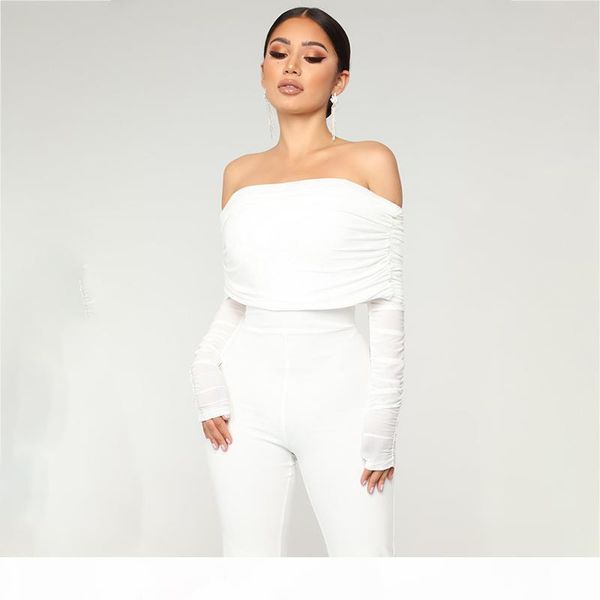 ohvera long jumpsuits for women 2018 off shoulder white jumpsuit elegant summer overalls kendall jenner, Black;white
ohvera long jumpsuits for women 2018 off shoulder white jumpsuit elegant summer overalls kendall jenner, Black;white