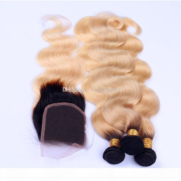 two tone hair with closure #1b 613 blonde ombre hair with lace closure body wave human hair weaves with bleached knots lace closure, Black;brown
two tone hair with closure #1b 613 blonde ombre hair with lace closure body wave human hair weaves with bleached knots lace closure, Black;brown