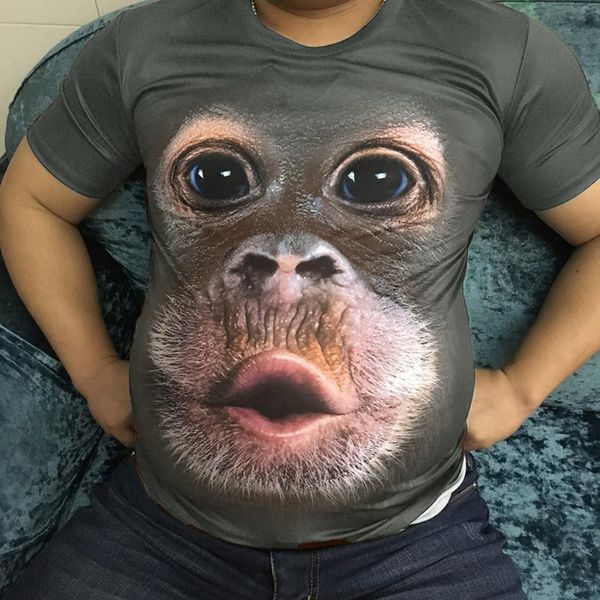 20# men t-shirts fashion monkey tees men summer 3d print o-neck short sleeve t shirt blouse plus size 5xl mens, White;black
20# men t-shirts fashion monkey tees men summer 3d print o-neck short sleeve t shirt blouse plus size 5xl mens, White;black