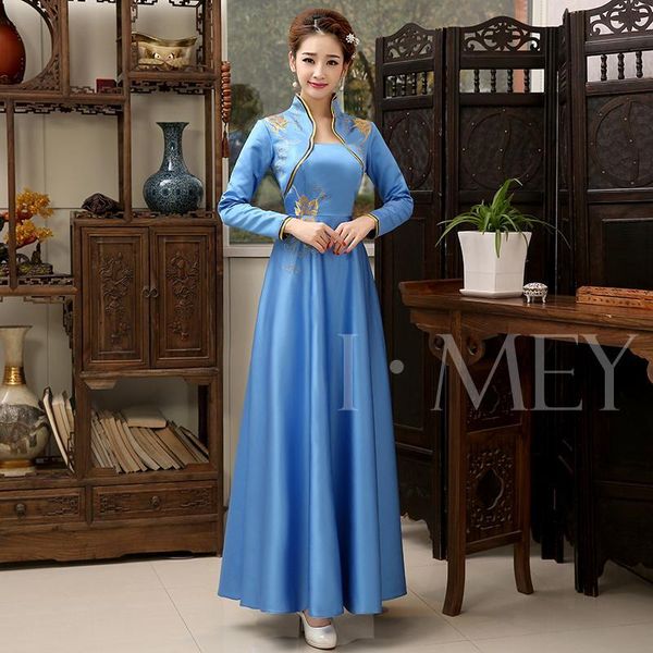 ethnic clothing traditional china woman dresses spring and autumn vintage chinese qipao long style improved cheongsam, Red
ethnic clothing traditional china woman dresses spring and autumn vintage chinese qipao long style improved cheongsam, Red