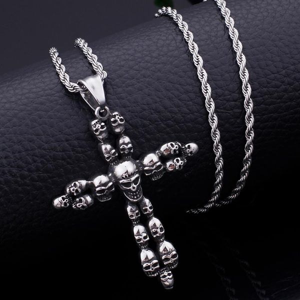 pendant necklaces charms necklace men 316l stainless steel biker jewelry male friends cross pendants dropship, Silver
pendant necklaces charms necklace men 316l stainless steel biker jewelry male friends cross pendants dropship, Silver