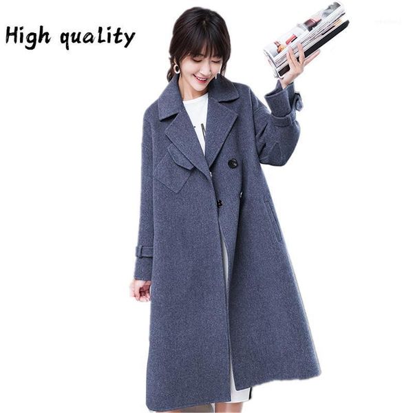 new double-sided women coat 2020 korean style ladies long wool coats autumn winter female jacket 39012 wyq19991, Black
new double-sided women coat 2020 korean style ladies long wool coats autumn winter female jacket 39012 wyq19991, Black