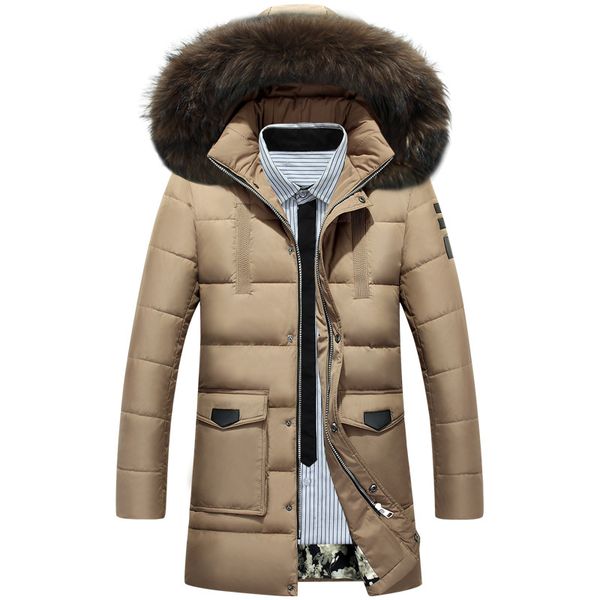 mens winter warm coat thick down jacket winter duck down jacket with fur hood removable big raccoon fur collar coats for -40 degrees 4xl, Black
mens winter warm coat thick down jacket winter duck down jacket with fur hood removable big raccoon fur collar coats for -40 degrees 4xl, Black
