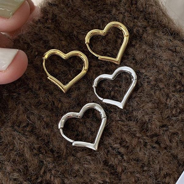 hoop & huggie arrival romantic sweet heart-shaped geometric gold silver color metal earrings for women girls party jewelry gifts 2021, Golden;silver
hoop & huggie arrival romantic sweet heart-shaped geometric gold silver color metal earrings for women girls party jewelry gifts 2021, Golden;silver