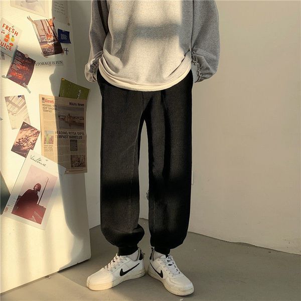 2021 men's trousers spring and winter new self-cultivation, retro pants, short, haphazard young l1dq, Black
2021 men's trousers spring and winter new self-cultivation, retro pants, short, haphazard young l1dq, Black