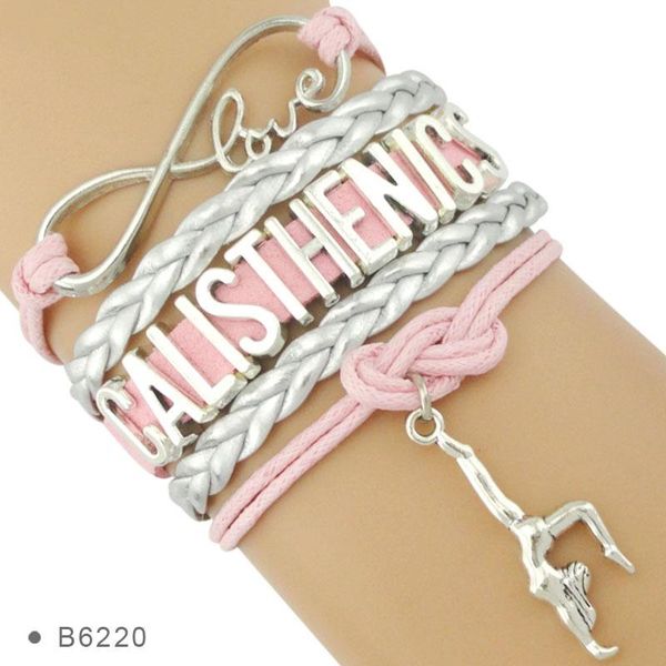 charm bracelets infinity love calisthenics players gymnastic aerobics bangles for athletes gymnast gymnastics girls women, Golden;silver
charm bracelets infinity love calisthenics players gymnastic aerobics bangles for athletes gymnast gymnastics girls women, Golden;silver