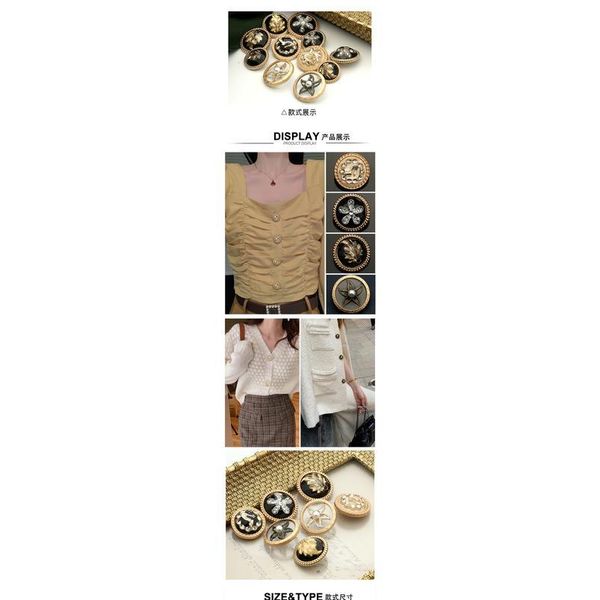 coat pearl rhinestone black gold metal craft decorative buttons for clothing needlework botones women dress sew bbymso, Blike;white
coat pearl rhinestone black gold metal craft decorative buttons for clothing needlework botones women dress sew bbymso, Blike;white