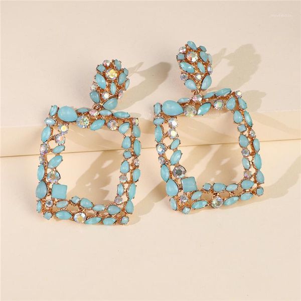 jujia boho summer crystal rhinestone drop dangle earrings women multicolored geometric statement square earrings femme jewelry1, Silver
jujia boho summer crystal rhinestone drop dangle earrings women multicolored geometric statement square earrings femme jewelry1, Silver