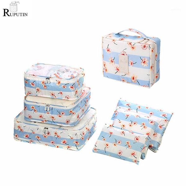 storage bags twill travel bag portable women cosmetic luggage organizer packing cube clothing toiletry finishing box1