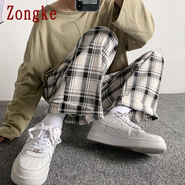 zongke mens plaid pants hip hop harem pants men clothing mens trousers jogger harajuku sweatpants 2021 new m-2xl, Black
zongke mens plaid pants hip hop harem pants men clothing mens trousers jogger harajuku sweatpants 2021 new m-2xl, Black