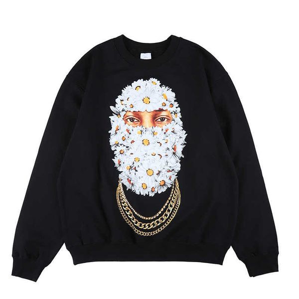 men's hoodies chaopai pearl masked high street round neck sweater hip hop rap men's and women's loose casual coat couple', Black
men's hoodies chaopai pearl masked high street round neck sweater hip hop rap men's and women's loose casual coat couple', Black