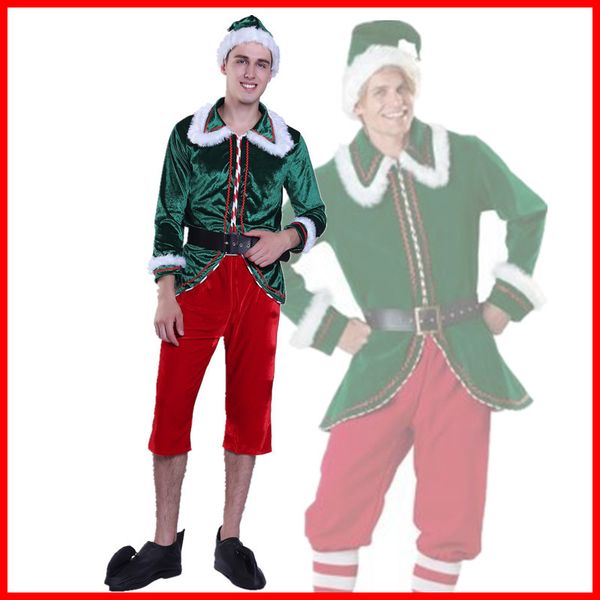 mascot costumes new selling christmas carnival green long-sleeved elf stage costume set for santa claus role-playing party costum, Red;yellow
mascot costumes new selling christmas carnival green long-sleeved elf stage costume set for santa claus role-playing party costum, Red;yellow