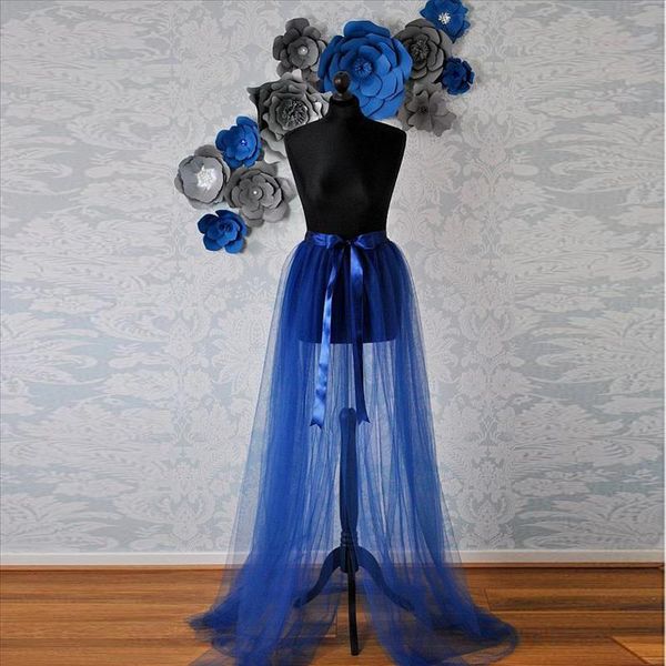 real image royal blue tulle detachable train ribbon sash bow see thru over wrap tulle skirts women tutu skirt, Black
real image royal blue tulle detachable train ribbon sash bow see thru over wrap tulle skirts women tutu skirt, Black
