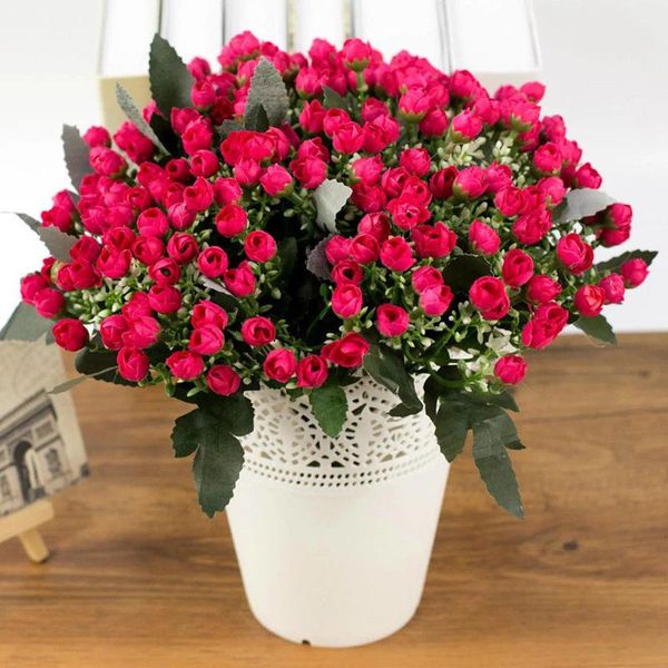 36 heads silk flower artificial flowers small bud simulation small rose decoration for living room decoration
36 heads silk flower artificial flowers small bud simulation small rose decoration for living room decoration