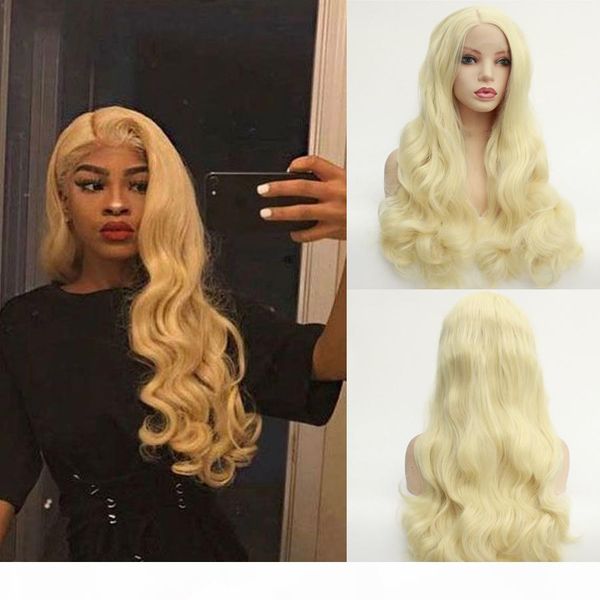 lace front synthetic hair wigs body wave glueless high temperature fiber synthetic wigs for black white women #613blonde long wavy body wave, Black;brown
lace front synthetic hair wigs body wave glueless high temperature fiber synthetic wigs for black white women #613blonde long wavy body wave, Black;brown
