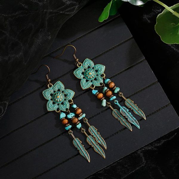 ethnic carved flower&leaves tassel verdigris dangle earrings for women boho wood beads summer earrings oorbellen hqe963, Silver
ethnic carved flower&leaves tassel verdigris dangle earrings for women boho wood beads summer earrings oorbellen hqe963, Silver