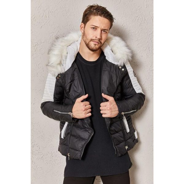 men's down & parkas 2021 winter jacket men padded parka russia man coat artificial fur big pockets medium-long thick, Black
men's down & parkas 2021 winter jacket men padded parka russia man coat artificial fur big pockets medium-long thick, Black