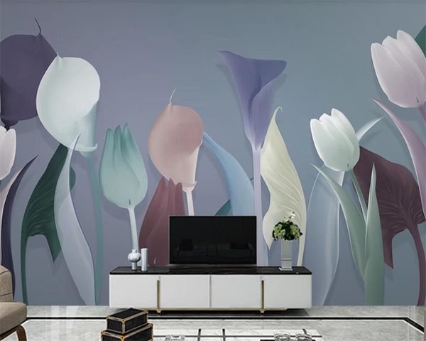 luxury flower 3d wallpaper hand-painted nordic simple plants flowers tulips living room bedroom wallcovering hd wallpaper
luxury flower 3d wallpaper hand-painted nordic simple plants flowers tulips living room bedroom wallcovering hd wallpaper