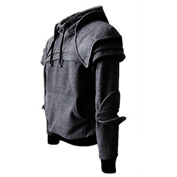 fashion gothic men hoodie retro street clothing soft medieval style cosplay fleece long sleeve travel hallowmas knight hoodie, Black
fashion gothic men hoodie retro street clothing soft medieval style cosplay fleece long sleeve travel hallowmas knight hoodie, Black