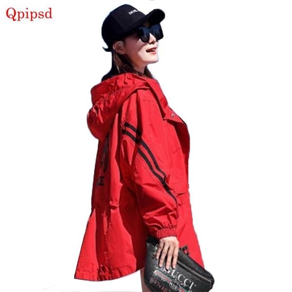 women's trench coats tooling windbreaker 2021 spring and autumn woman embroidery slim size hooded long outerwears, Tan;black
women's trench coats tooling windbreaker 2021 spring and autumn woman embroidery slim size hooded long outerwears, Tan;black