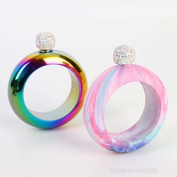 bangle bracelet hip flask rhinestones lid stainless steel whiskey pocket wine bottle fashion water bottles drinkware dhe342
bangle bracelet hip flask rhinestones lid stainless steel whiskey pocket wine bottle fashion water bottles drinkware dhe342