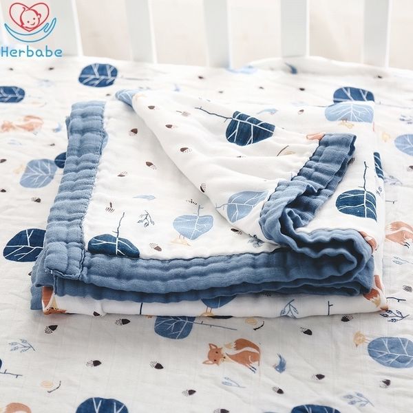 herbabe baby muslin blanket cotton swaddle receiving blankets for newborn kids 47"x47" wrap infant child stroller cover play mat y
herbabe baby muslin blanket cotton swaddle receiving blankets for newborn kids 47"x47" wrap infant child stroller cover play mat y
