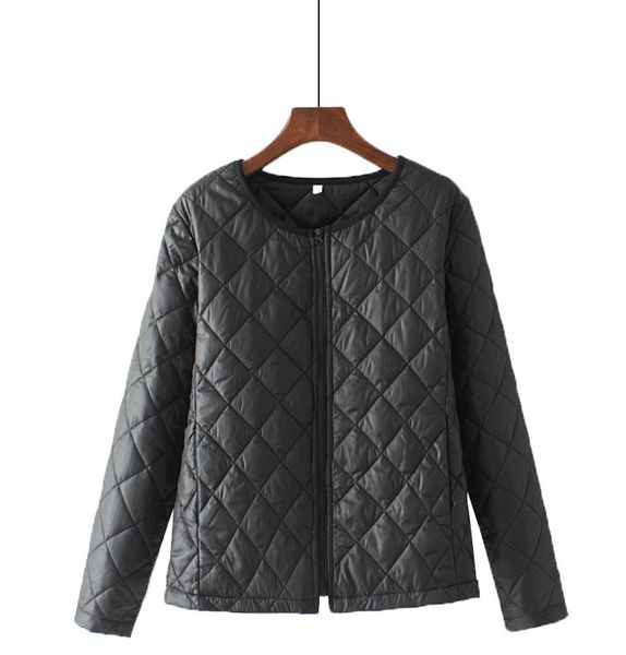 2021 new plus size lightweight cotton women winter warm liner collarless coat with female slim jackets eycm, Black
2021 new plus size lightweight cotton women winter warm liner collarless coat with female slim jackets eycm, Black