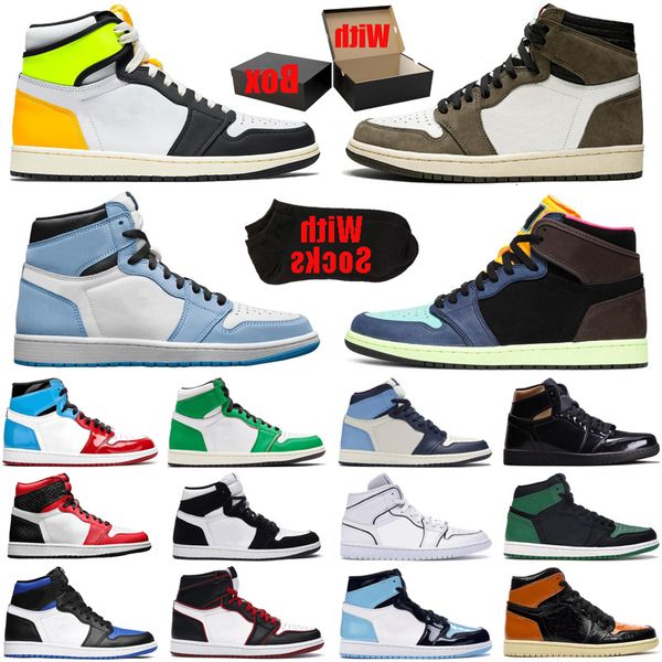 with box socks volt gold 1 1s mens basketball shoes dark mocha unc obsidian university blue chicago men women trainers sports sneakers, White;red
with box socks volt gold 1 1s mens basketball shoes dark mocha unc obsidian university blue chicago men women trainers sports sneakers, White;red