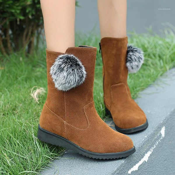 boots hairball decorative women suede zipper flat round toe keep warm shoes woman nice autumn winter snow botas feminina1, Black
boots hairball decorative women suede zipper flat round toe keep warm shoes woman nice autumn winter snow botas feminina1, Black
