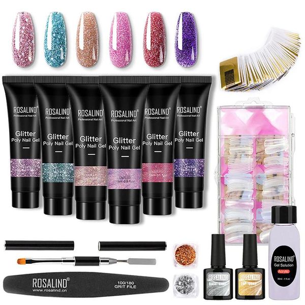 nail gel set nail extension kit nails starter set with 6 colors extension gels tips basic tools for retouching #e
nail gel set nail extension kit nails starter set with 6 colors extension gels tips basic tools for retouching #e