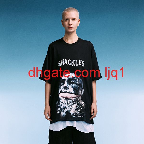 wxwovdy 20ss fashion brand short sleeve men's loose t-shirt round neck street prisoner character print fashion top, Black
wxwovdy 20ss fashion brand short sleeve men's loose t-shirt round neck street prisoner character print fashion top, Black