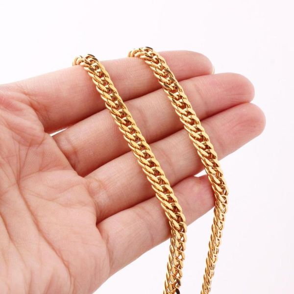 chains 6mm wholesale or retail thin chain mens womens necklace bracelet stainless steel cuban link unisex's jewelry 7-40", Silver
chains 6mm wholesale or retail thin chain mens womens necklace bracelet stainless steel cuban link unisex's jewelry 7-40", Silver