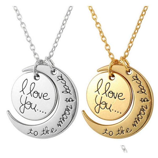 fashion necklace moon necklace i love you to the moon and back for mom sister family pendant link chain mw65x, Silver
fashion necklace moon necklace i love you to the moon and back for mom sister family pendant link chain mw65x, Silver
