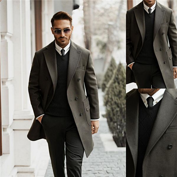 winter formal business mens long coat suits handsome british style men tuxedos mens prom dinner blazer suit only one jacket, Black;gray
winter formal business mens long coat suits handsome british style men tuxedos mens prom dinner blazer suit only one jacket, Black;gray