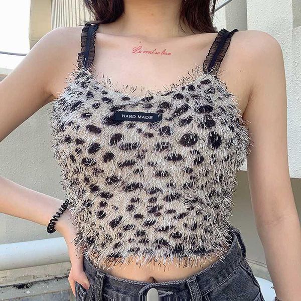 women's tanks & camis elegant tassel leopard print bodycon kpop camisole cropwoman mujer streeer leisure fashion party club tank, White
women's tanks & camis elegant tassel leopard print bodycon kpop camisole cropwoman mujer streeer leisure fashion party club tank, White