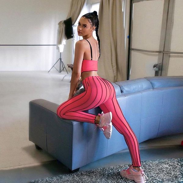 women's tracksuits 2pcs tight clothes suit low-cut sleeveless sling crop high waist long pants leggings sports tracksuit outfits sets, Gray
women's tracksuits 2pcs tight clothes suit low-cut sleeveless sling crop high waist long pants leggings sports tracksuit outfits sets, Gray